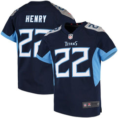 Derrick Henry Tennessee Titans Girls Youth Game Jersey - Navy 2019