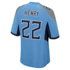 Image of Derrick Henry Tennessee Titans New Game Jersey – Light Blue 2019