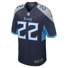 Derrick Henry Tennessee Titans New Game Jersey – Navy 2019