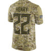 Image of Derrick Henry Tennessee Titans Salute to Service Limited Jersey – Camo 2019