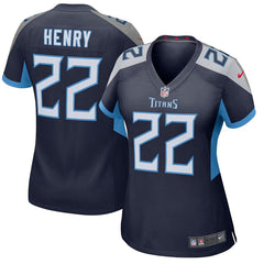 Derrick Henry Tennessee Titans Women's New Game Jersey – Navy 2019