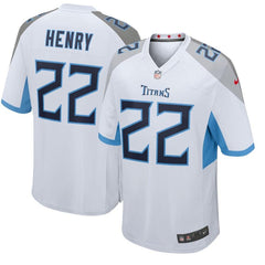 Derrick Henry Tennessee Titans Youth Game Jersey – White 2019