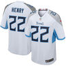 Image of Derrick Henry Tennessee Titans Youth Game Jersey – White 2019