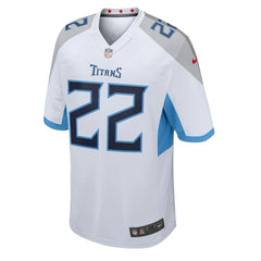 Derrick Henry Tennessee Titans Youth Game Jersey – White 2019