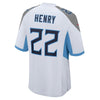 Image of Derrick Henry Tennessee Titans Youth Game Jersey – White 2019