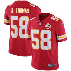 Derrick Thomas Kansas City Chiefs Retired Player Vapor Untouchable Limited Throwback Jersey - Red 2019