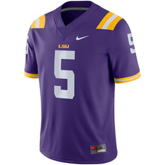 Derrius Guice LSU Tigers Game Jersey – Purple 2019