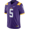 Image of Derrius Guice LSU Tigers Game Jersey – Purple 2019