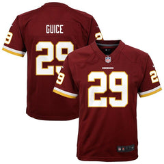 Derrius Guice Washington Redskins Youth Game Jersey – Burgundy 2019