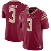 Image of Derwin James Florida State Seminoles Game Jersey – Garnet 2019