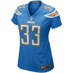 Derwin James Los Angeles Chargers Women's Game Jersey - Powder Blue 2019