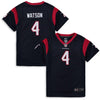 Image of Deshaun Watson Houston Texans Girls Youth Game Jersey - Navy 2019
