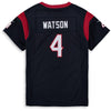 Image of Deshaun Watson Houston Texans Girls Youth Game Jersey - Navy 2019