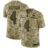Image of Deshaun Watson Houston Texans Salute to Service Limited Jersey – Camo 2019