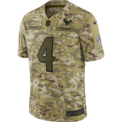 Deshaun Watson Houston Texans Salute to Service Limited Jersey – Camo 2019