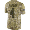 Image of Deshaun Watson Houston Texans Salute to Service Limited Jersey – Camo 2019