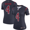 Image of Deshaun Watson Houston Texans Women's Color Rush Legend Jersey – Navy 2019
