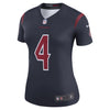 Image of Deshaun Watson Houston Texans Women's Color Rush Legend Jersey – Navy 2019
