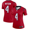 Image of Deshaun Watson Houston Texans Women's Legend Jersey – Red 2019