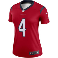 Deshaun Watson Houston Texans Women's Legend Jersey – Red 2019