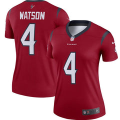 Deshaun Watson Houston Texans Women's Legend Player Jersey – Red 2019