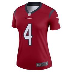 Deshaun Watson Houston Texans Women's Legend Player Jersey – Red 2019