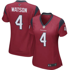 Deshaun Watson Houston Texans Women's Player Game Jersey – Red 2019