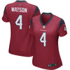 Image of Deshaun Watson Houston Texans Women's Player Game Jersey – Red 2019