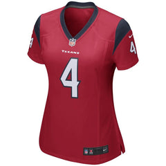 Deshaun Watson Houston Texans Women's Team Color Game Jersey – Red 2019