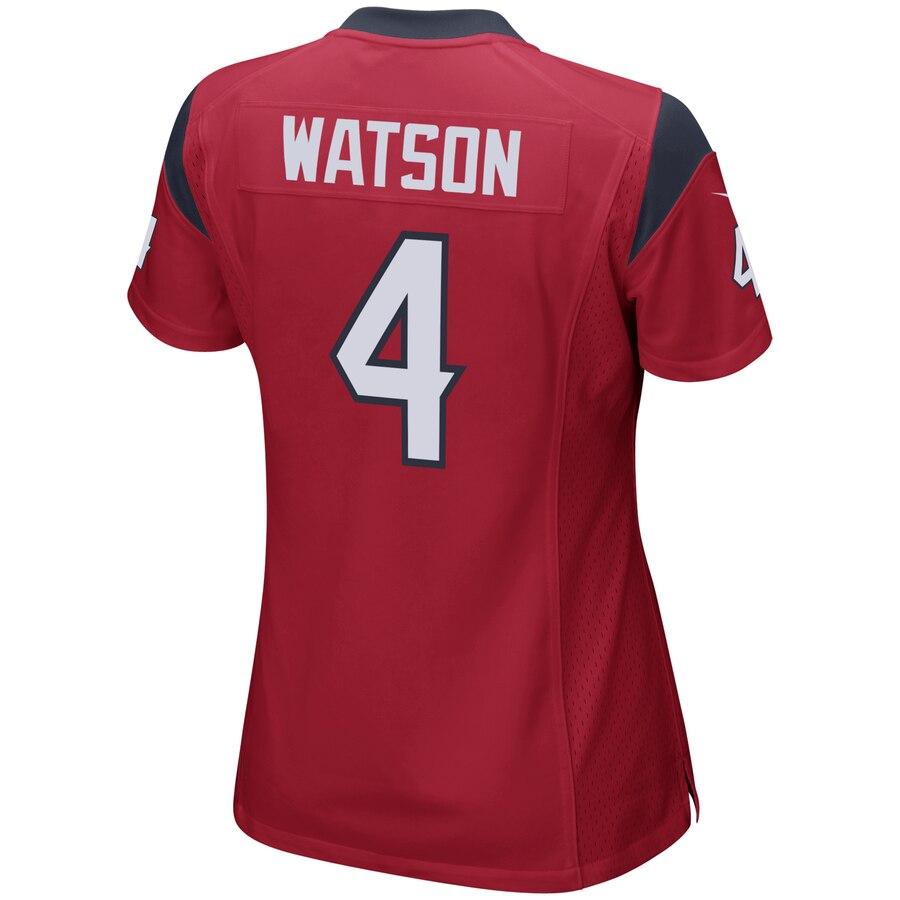 Deshaun Watson Houston Texans Women's Team Color Game Jersey – Red 2019