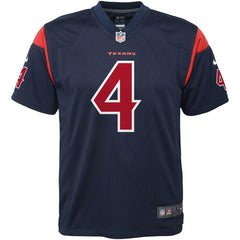 Deshaun Watson Houston Texans Youth Color Rush Player Game Jersey – Navy 2019