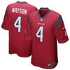 Image of Deshaun Watson Houston Texans Youth Game Jersey - Red 2019