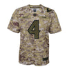 Image of Deshaun Watson Houston Texans Youth Salute to Service Game Jersey - Camo 2019