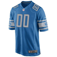 Detroit Lions Custom Team Color - Game Jersey – Blue 2019