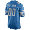 Image of Detroit Lions Custom Team Color - Game Jersey – Blue 2019