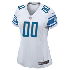 Detroit Lions Women's Custom Team Color Game Jersey - White 2019