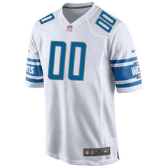 Detroit Lions Youth Custom Game Jersey - White 2019