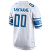 Image of Detroit Lions Youth Custom Game Jersey - White 2019