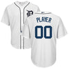 Image of Detroit Tigers Majestic Home Cool Base Custom Jersey – White 2019