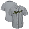 Image of Detroit Tigers Majestic Memorial Day Cool Base Team Jersey - Gray 2019