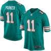 Image of DeVante Parker Miami Dolphins Alternate Game Jersey - Aqua 2019