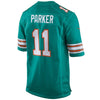 Image of DeVante Parker Miami Dolphins Alternate Game Jersey - Aqua 2019