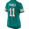 Image of DeVante Parker Miami Dolphins Women's Game Jersey - Aqua 2019