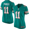 Image of DeVante Parker Miami Dolphins Women's Game Jersey - Aqua 2019