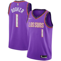Devin Booker Phoenix Suns City Edition Swingman Jersey – Purple 2019