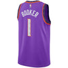 Image of Devin Booker Phoenix Suns City Edition Swingman Jersey – Purple 2019