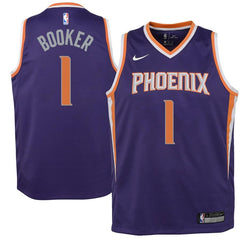 Devin Booker Phoenix Suns Youth Swingman Jersey Purple - Icon Edition 2019