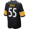 Image of Devin Bush Pittsburgh Steelers 2019 NFL Draft First Round Pick Game Jersey – Black 2019