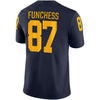 Image of Devin Funchess Michigan Wolverines Jordan Brand Game Jersey – Navy 2019