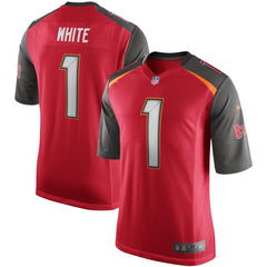 Devin White Tampa Bay Buccaneers 2019 NFL Draft First Round Pick Game Jersey – Red 2019